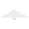 Ekena Millwork Kennewick Architectural Grade PVC Gable Bracket, 36"W x 10 1/2"H x 4"D x 4"F, 7/12 Pitch GBP036X11X0404KEN00 - alternate 2